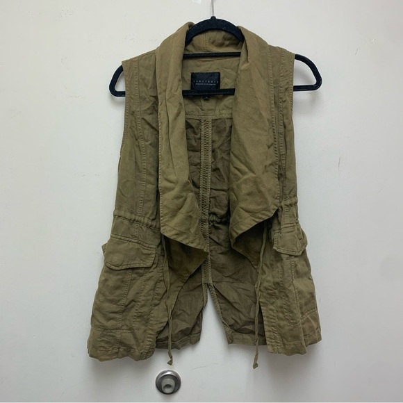 Sanctuary Linen Blend Utility Vest - Picture 3 of 13